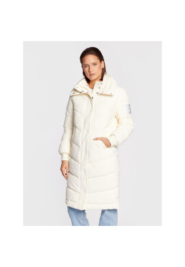 True Religion Пухено яке Double Collar 204676 Екрю Regular Fit - Pepit.bg