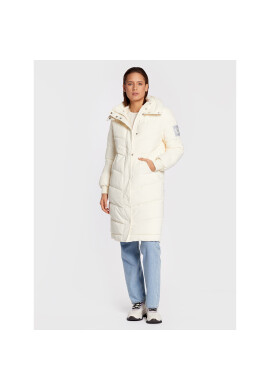 True Religion Пухено яке Double Collar 204676 Екрю Regular Fit - Pepit.bg