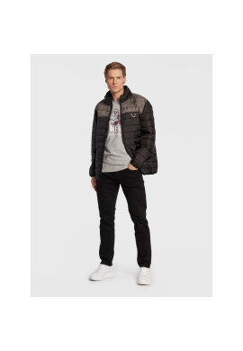 True Religion Тишърт Buddha Stencil 106294 Сив Regular Fit - Pepit.bg