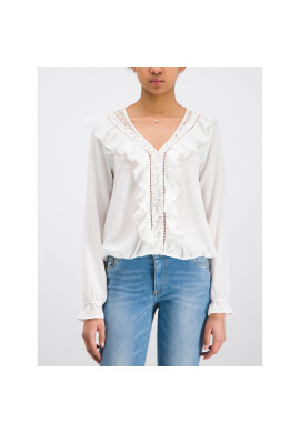 Trussardi Блуза 56C00195 Бял Regular Fit - Pepit.bg