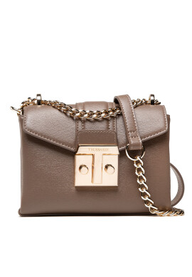 Trussardi Дамска чанта Tulip Flap Crossbody Sm 75B01092 Бежов - Pepit.bg