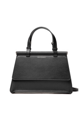 Trussardi Дамска чанта Arcas Top Handle 75B01398 Черен - Pepit.bg