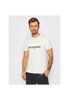 Trussardi Jeans Тишърт Logo 52T00514 Бял Regular Fit - Pepit.bg