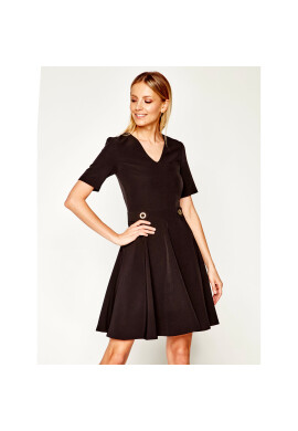 Trussardi Коктейлна рокля Technical 56D00362 Черен Regular Fit - Pepit.bg