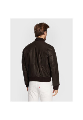 Trussardi Кожено яке 52S00756 Кафяв Regular Fit - Pepit.bg