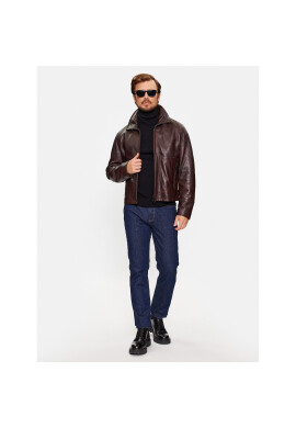 Trussardi Кожено яке 52S00933 Кафяв Regular Fit - Pepit.bg
