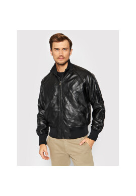 Trussardi Кожено яке 52S00548 Черен Regular Fit - Pepit.bg