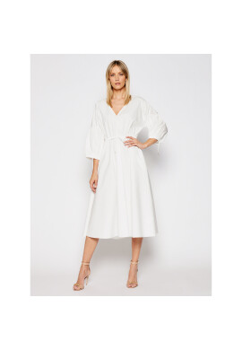 Trussardi Лятна рокля Popeline 56D00517 Бял Regular Fit - Pepit.bg