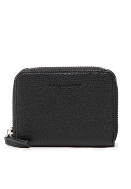 Trussardi Малък дамски портфейл 75W00357 Черен - Pepit.bg