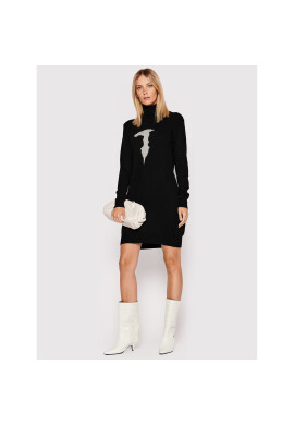 Trussardi Плетена рокля 56D00654 Черен Regular Fit - Pepit.bg