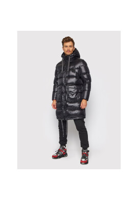 Trussardi Пухено яке 52S00628 Черен Regular Fit - Pepit.bg