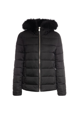 Trussardi Пухено яке 56S00358 Черен Regular Fit - Pepit.bg