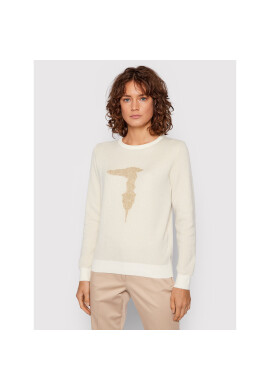 Trussardi Пуловер 56M00447 Бежов Regular Fit - Pepit.bg