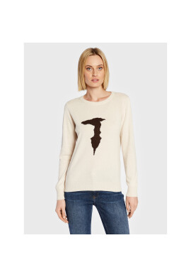 Trussardi Пуловер 56M00547 Бежов Regular Fit - Pepit.bg