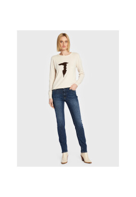 Trussardi Пуловер 56M00547 Бежов Regular Fit - Pepit.bg
