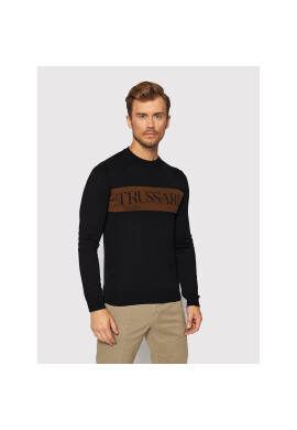 Trussardi Пуловер Logo 52M00517 Черен Regular Fit - Pepit.bg