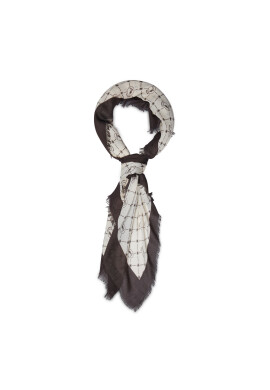Trussardi Шал Monogram Print 57Z00262 Бежов - Pepit.bg