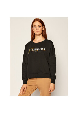 Trussardi Суитшърт 56F00103 Черен Over Fit - Pepit.bg