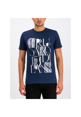 Trussardi Тишърт 52T00276 Тъмносин Regular Fit - Pepit.bg