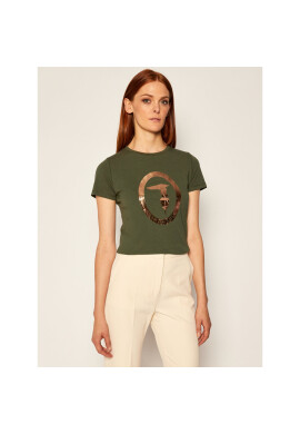 Trussardi Тишърт 56T00280 Зелен Regular Fit - Pepit.bg