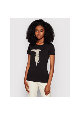 Trussardi Тишърт 56T00363 Черен Slim Fit - Pepit.bg