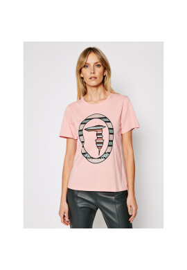 Trussardi Тишърт 56T00371 Розов Regular Fit - Pepit.bg
