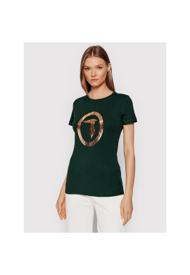 Trussardi Тишърт 56T00421 Зелен Regular Fit - Pepit.bg