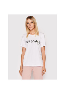 Trussardi Тишърт 56T00524 Бял Regular Fit - Pepit.bg