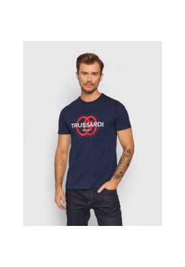 Trussardi Тишърт Logo 52T00514 Тъмносин Regular Fit - Pepit.bg