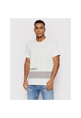 Trussardi Тишърт Logo 52T00596 Бял Regular Fit - Pepit.bg