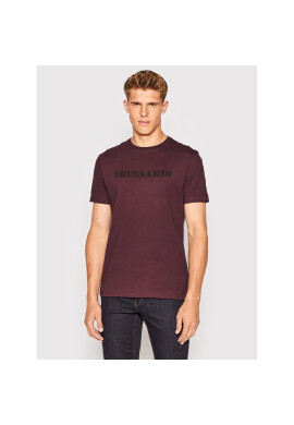 Trussardi Тишърт Logo Print 52T00629 Виолетов Regular Fit - Pepit.bg