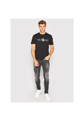 Trussardi Тишърт Logo Print 52T00631 Черен Regular Fit - Pepit.bg