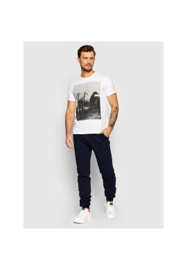 Trussardi Тишърт Print 52T00532 Бял Regular Fit - Pepit.bg