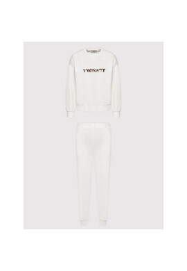 TWINSET Анцуг 221LB25AA Бял Relaxed Fit - Pepit.bg