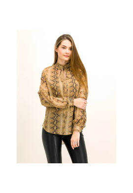 TWINSET Блуза 192TT2272 Кафяв Regular Fit - Pepit.bg