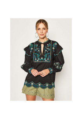 TWINSET Блуза 201TT2121 Черен Regular Fit - Pepit.bg