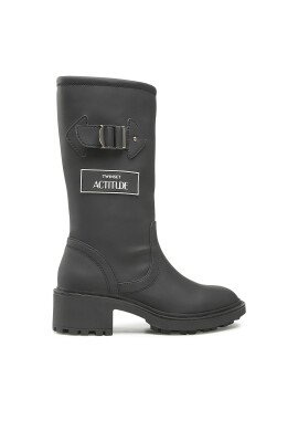 TWINSET Ботуши Biker 222ACP282 Черен - Pepit.bg