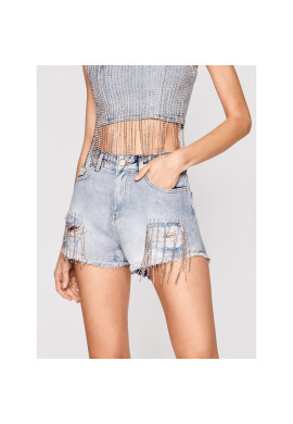 TWINSET Дънкови шорти 211TT2381 Син Regular Fit - Pepit.bg