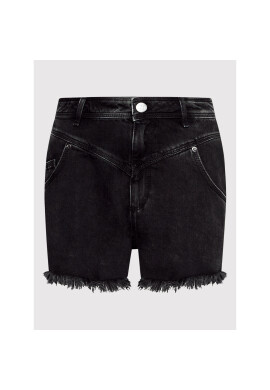 TWINSET Дънкови шорти 221TT239A Черен Regular Fit - Pepit.bg