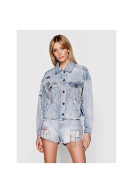 TWINSET Дънково яке 211TT2380 Син Relaxed Fit - Pepit.bg