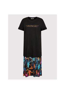 TWINSET Ежедневна рокля 221LB2CBB Черен Regular Fit - Pepit.bg