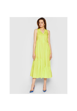 TWINSET Ежедневна рокля 211TT2458 Жълт Regular Fit - Pepit.bg