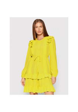 TWINSET Ежедневна рокля 212TP2502 Жълт Regular Fit - Pepit.bg