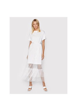 TWINSET Ежедневна рокля 221TP2541 Бял Regular Fit - Pepit.bg