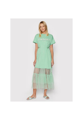 TWINSET Ежедневна рокля 221TP2541 Зелен Regular Fit - Pepit.bg