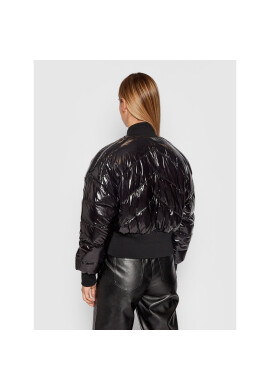TWINSET Яке бомбър 212AP2010 Черен Relaxed Fit - Pepit.bg