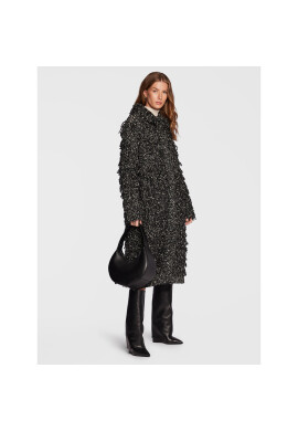 TWINSET Кардиган 222TT3202 Черен Relaxed Fit - Pepit.bg