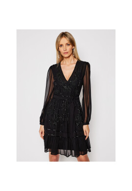 TWINSET Коктейлна рокля 202TP235B Черен Regular Fit - Pepit.bg