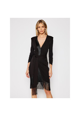 TWINSET Коктейлна рокля 202TP2402 Черен Regular Fit - Pepit.bg