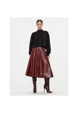 TWINSET Кожена пола 232TT2235 Бордо Regular Fit - Pepit.bg